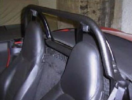 Brey Krause Roll Bar Extension for Porsche 986 Boxster ('97 to '04)