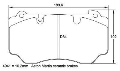 Pagid Racing Brake Pads - 4941