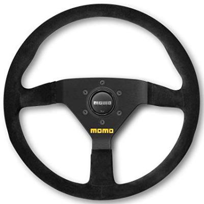 MOMO MOD.78 Steering Wheel 350mm Black suede 3 spoke